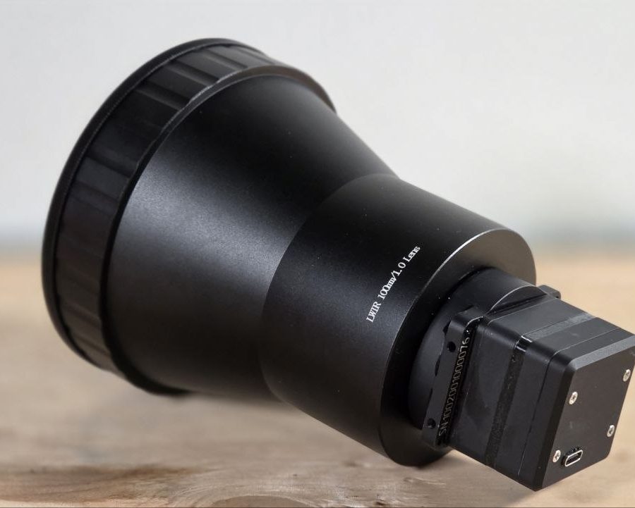 KitEye640M — LWIR тепловізійний модуль з об'єктивом 100 мм